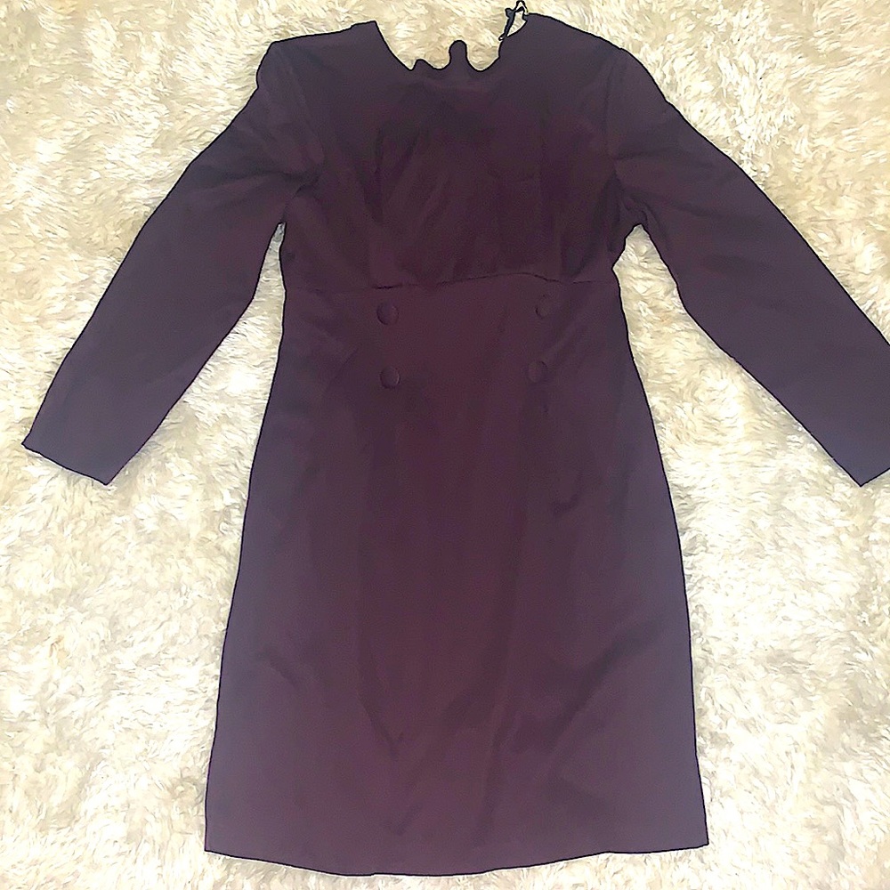 Classic Dark Purple Dress